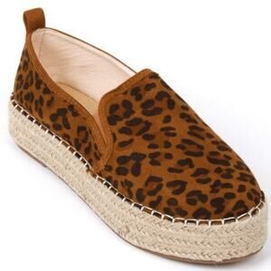 Boutique Leopard Slip On Espadrille Women
